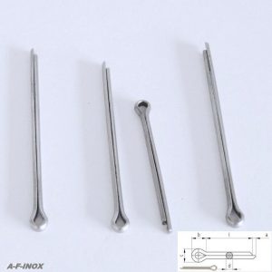 Splinte DIN 94 Edelstahl VA Sicherungssplinte Splint 2,0mm 2,5mm 3,2mm 4,0mm